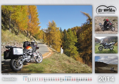 gs-world.eu Forenkalender 2014, Monat November