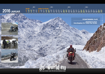 gs-world.eu Forenkalender 2016, Monat Januar